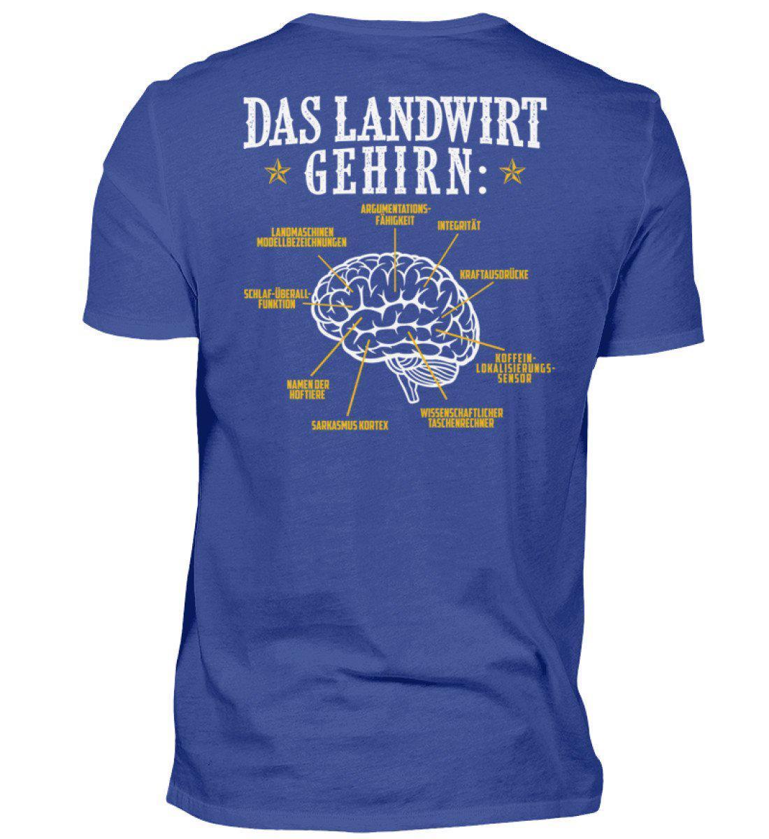 Das Landwirt Gehirn · Herren T-Shirt-Herren Basic T-Shirt-Royal Blue-S-Agrarstarz