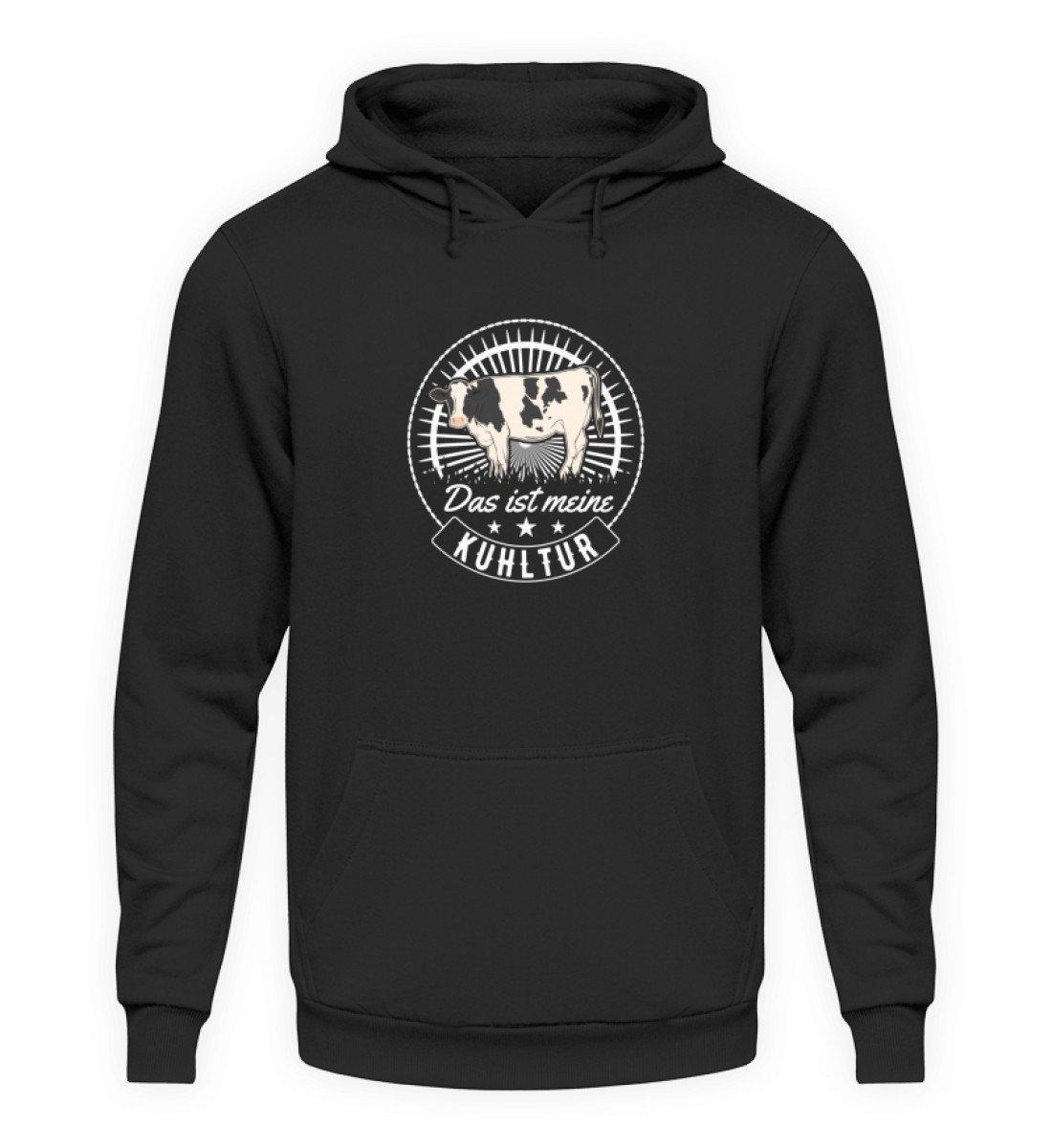 Das ist meine Kuhltur · Unisex Kapuzenpullover Hoodie-Unisex Hoodie-Jet Black-S-Agrarstarz