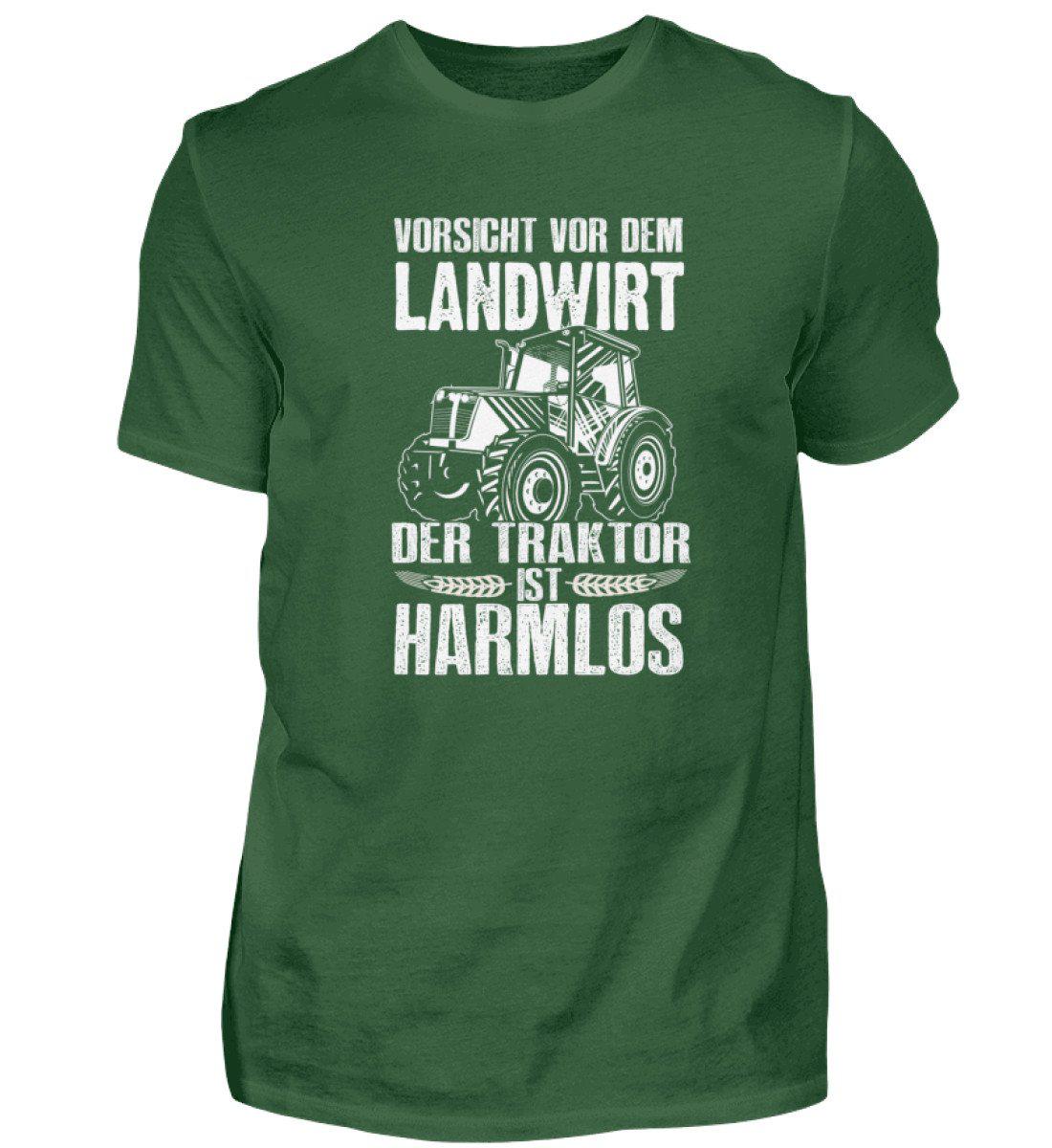 Der Traktor ist harmlos · Herren T-Shirt-Herren Basic T-Shirt-Bottle Green-S-Agrarstarz