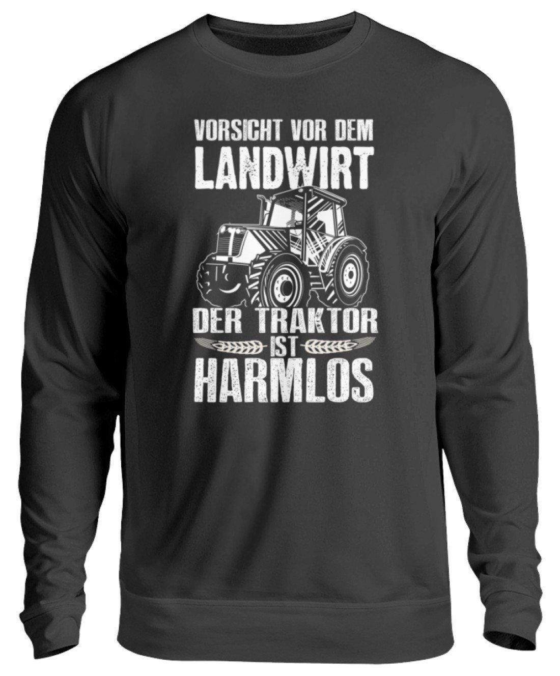 Der Traktor ist harmlos · Unisex Sweatshirt Pullover-Unisex Sweatshirt-Jet Black-S-Agrarstarz