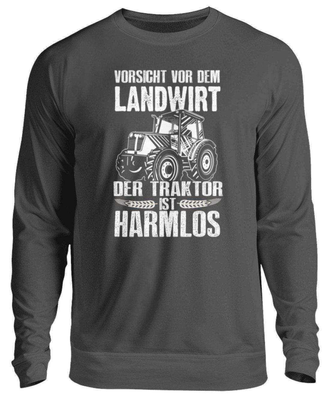 Der Traktor ist harmlos · Unisex Sweatshirt Pullover-Unisex Sweatshirt-Storm Grey (Solid)-S-Agrarstarz