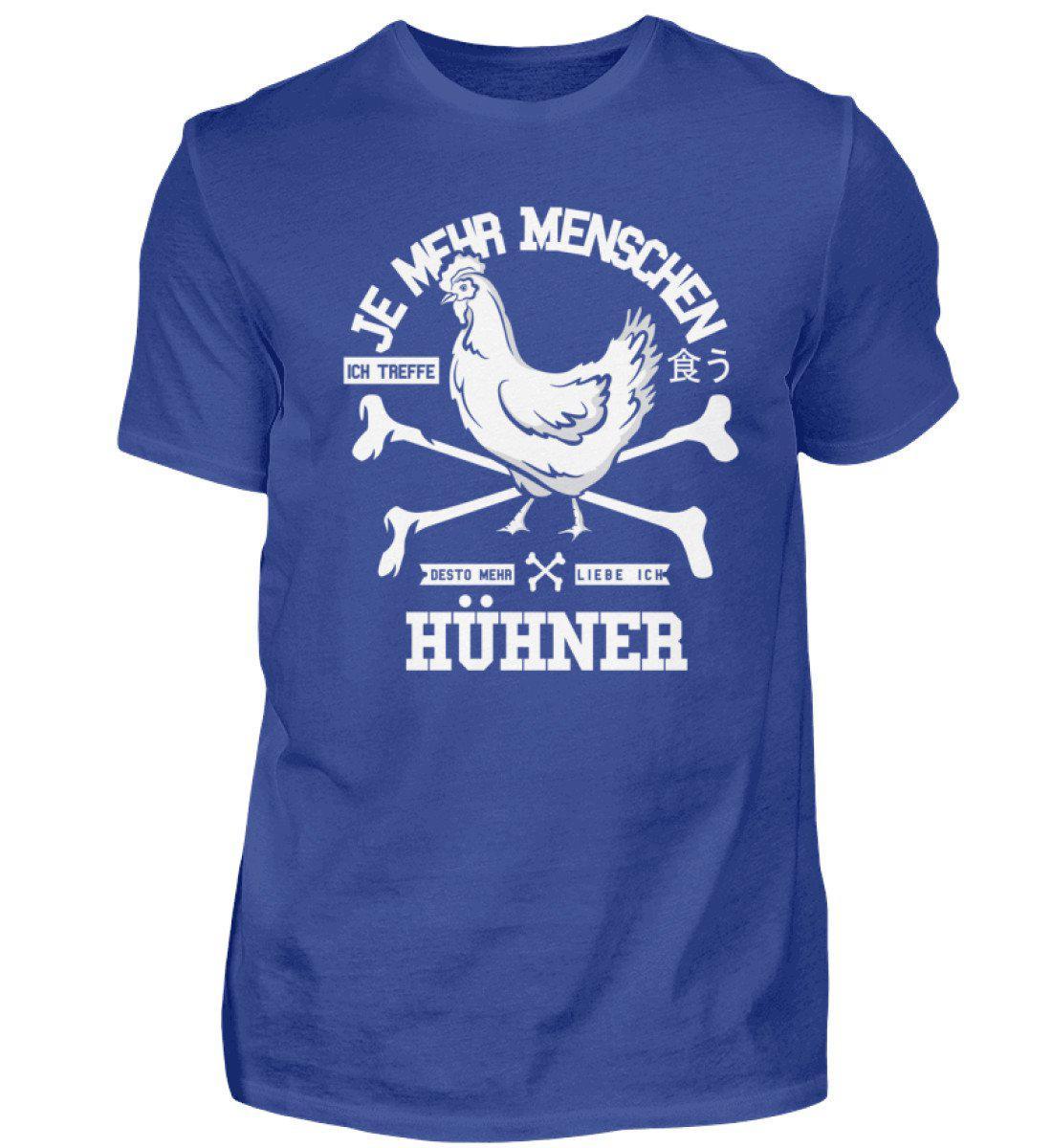 Desto mehr liebe ich Hühner · Herren T-Shirt-Herren Basic T-Shirt-Royal Blue-S-Agrarstarz