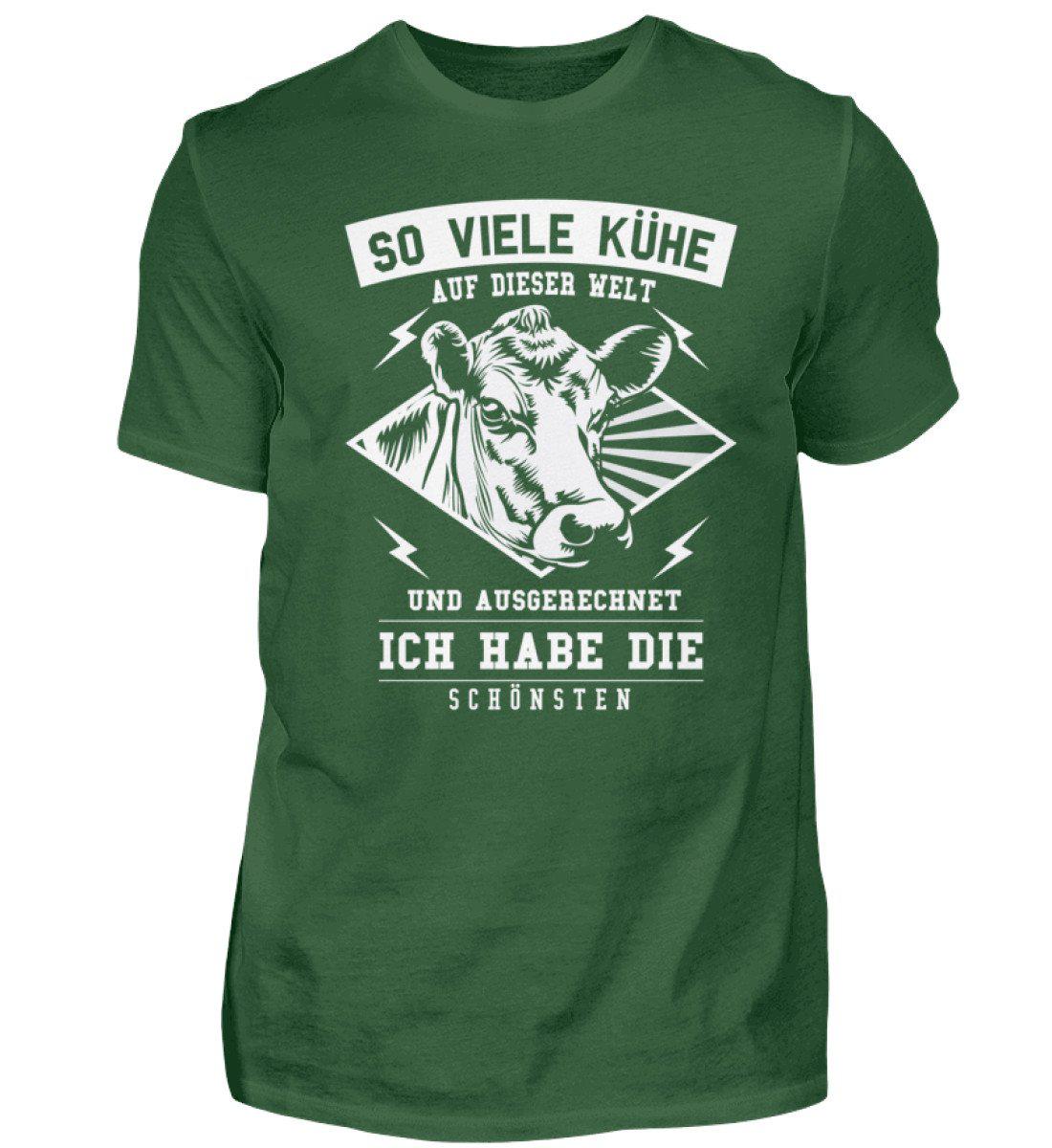 Die schönste Kuh · Herren T-Shirt-Herren Basic T-Shirt-Bottle Green-S-Agrarstarz