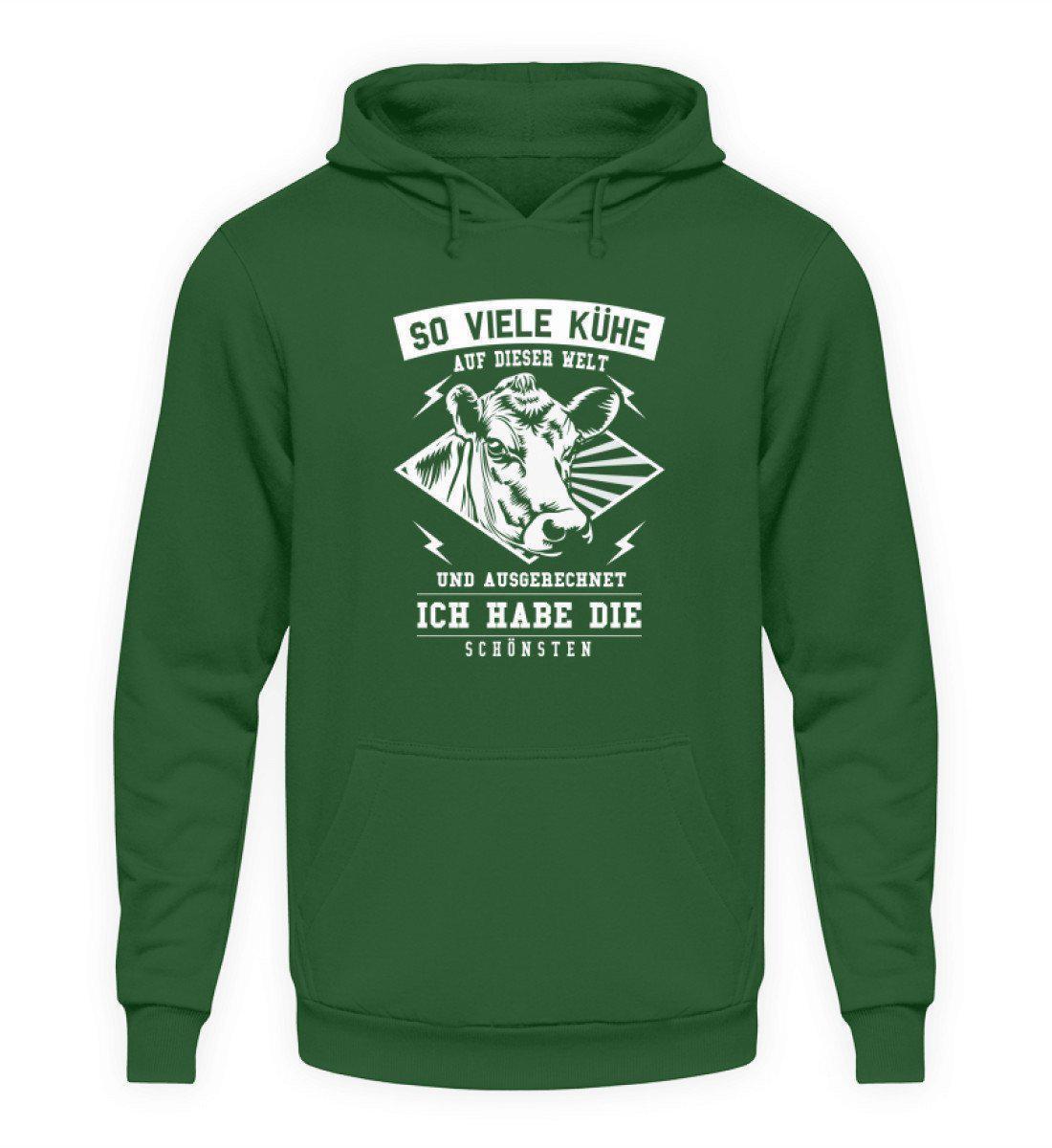 Die schönste Kuh · Unisex Kapuzenpullover Hoodie-Unisex Hoodie-Bottle Green-L-Agrarstarz