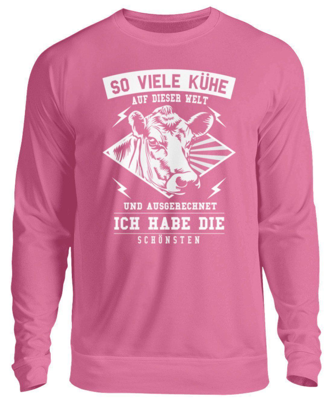 Die schönste Kuh · Unisex Sweatshirt Pullover-Unisex Sweatshirt-Candyfloss Pink-S-Agrarstarz