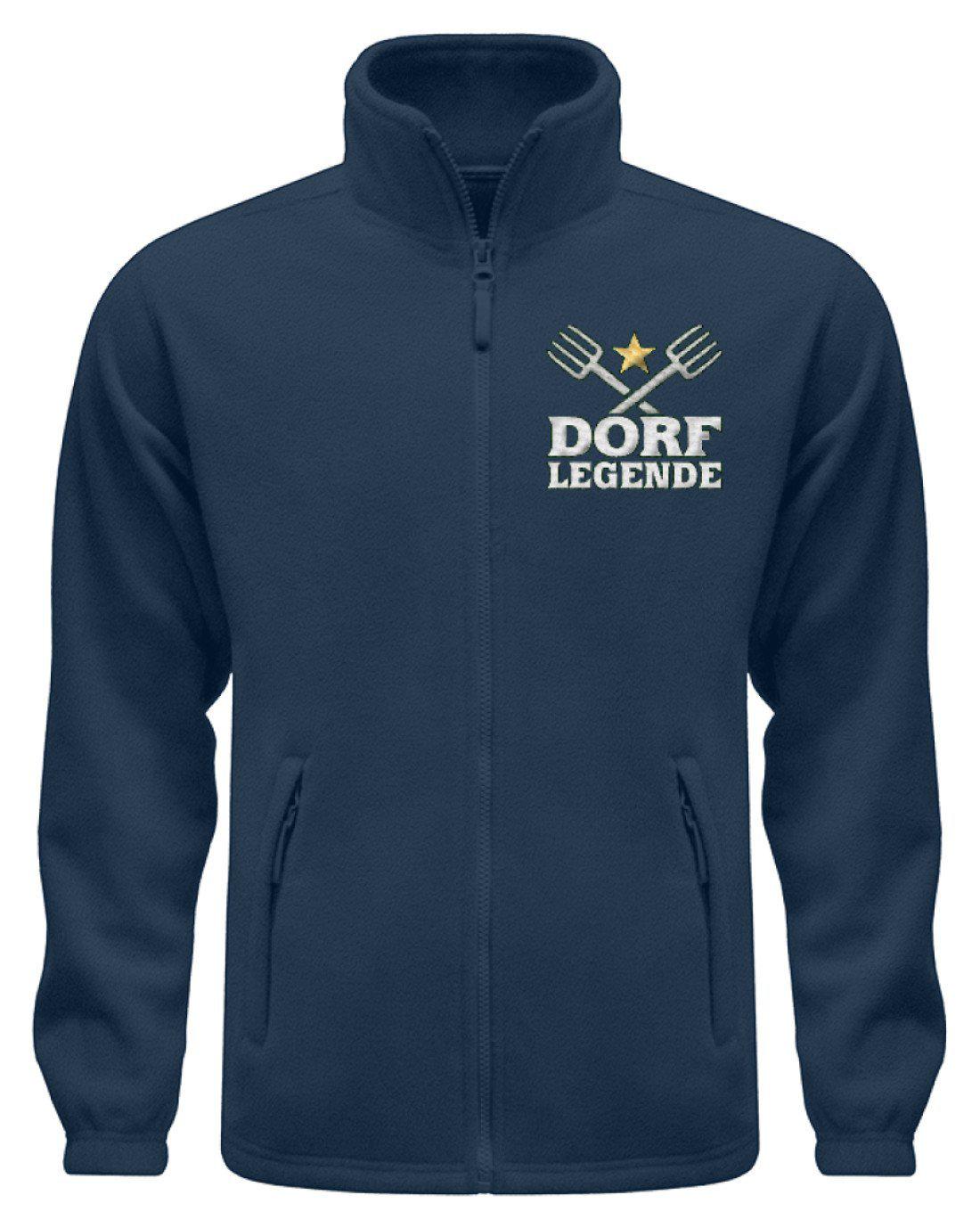 Dorf Legende · Fleece Jacke mit Stick-Fleece Jacke mit Stick-Navy-S-Agrarstarz