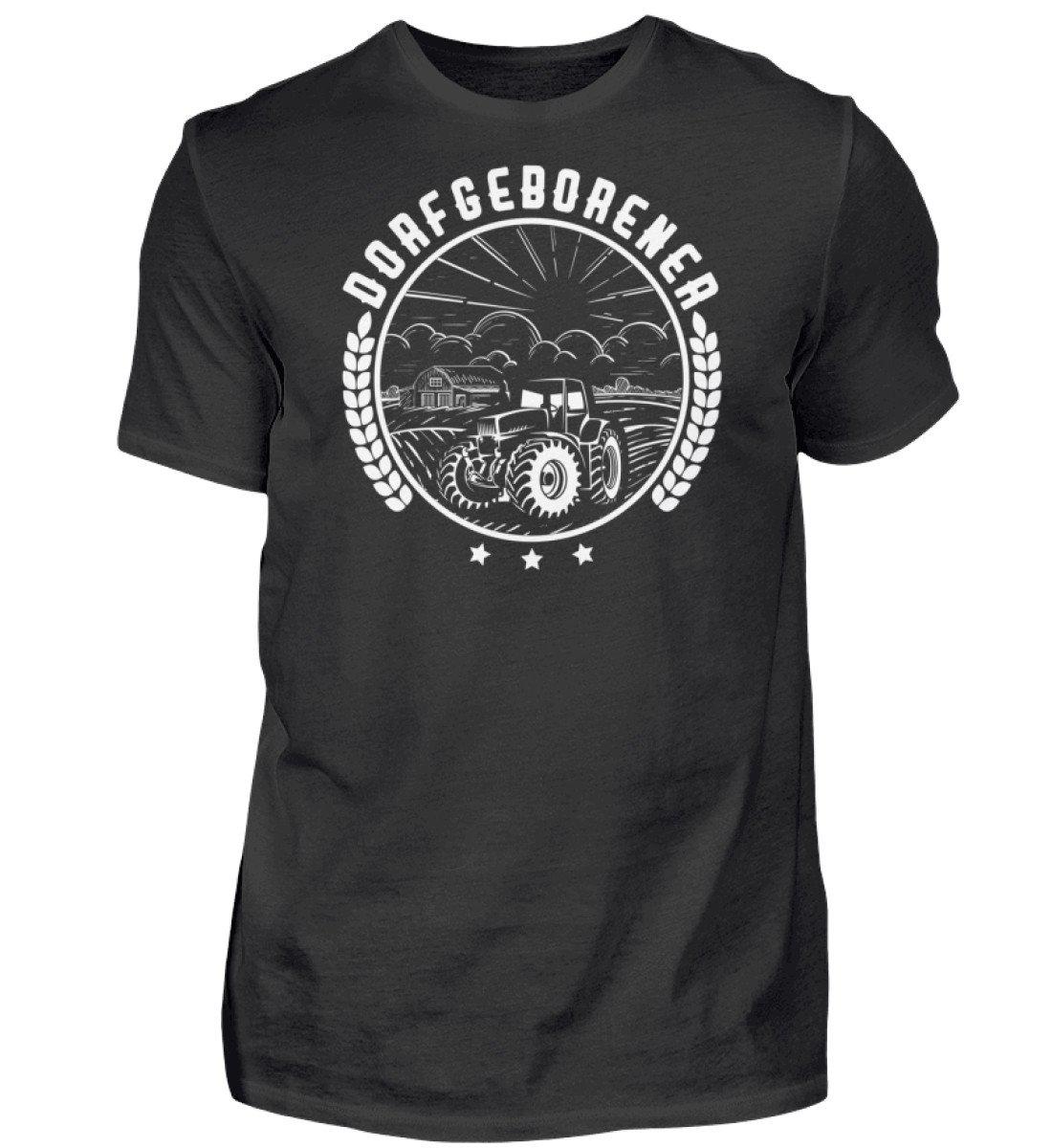 Dorfgeborener · Herren T-Shirt-Herren Basic T-Shirt-Black-S-Agrarstarz