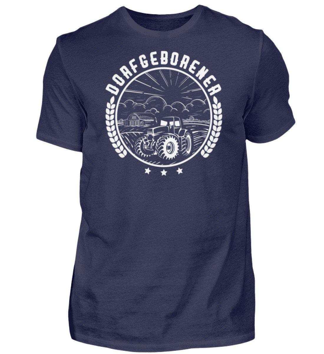 Dorfgeborener · Herren T-Shirt-Herren Basic T-Shirt-Navy-S-Agrarstarz