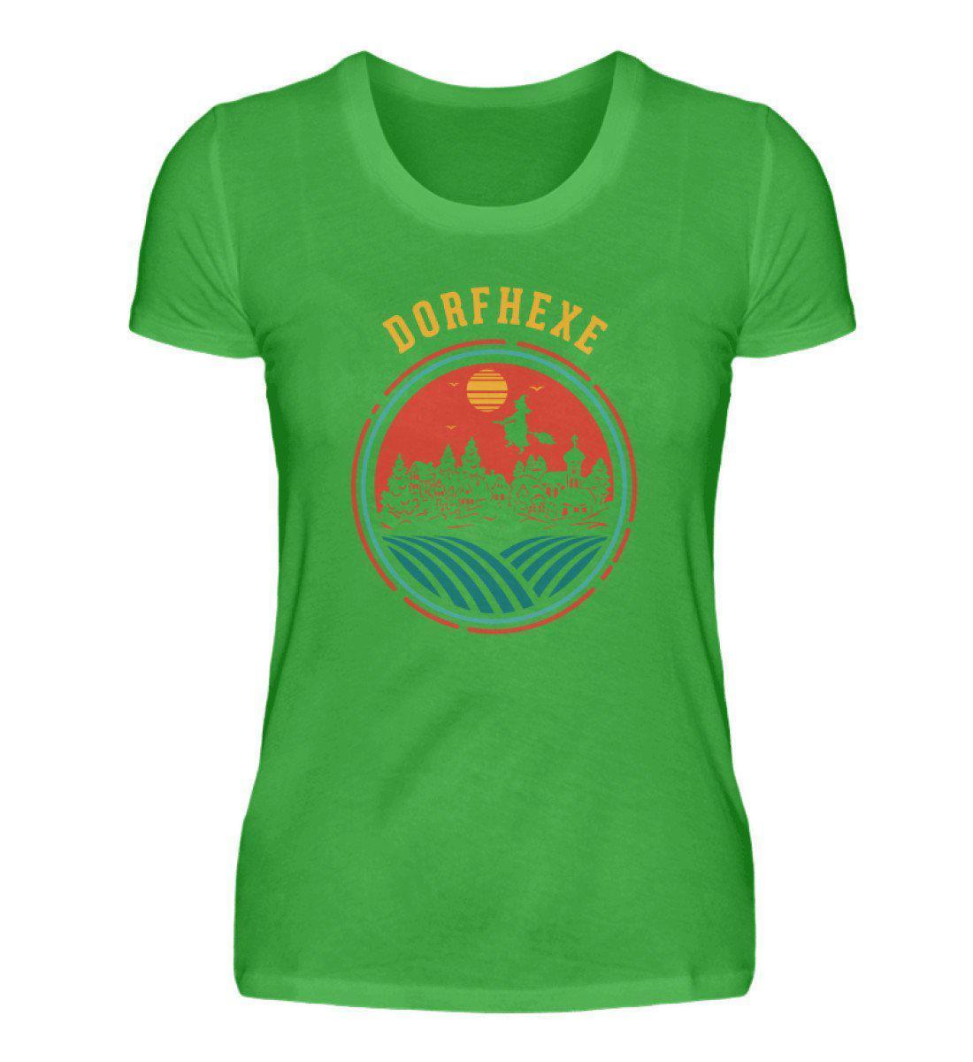 Dorfhexe Retro · Damen T-Shirt-Damen Basic T-Shirt-Green Apple-S-Agrarstarz