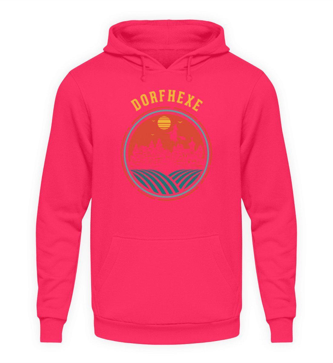 Dorfhexe Retro · Unisex Kapuzenpullover Hoodie-Unisex Hoodie-Hot Pink-L-Agrarstarz