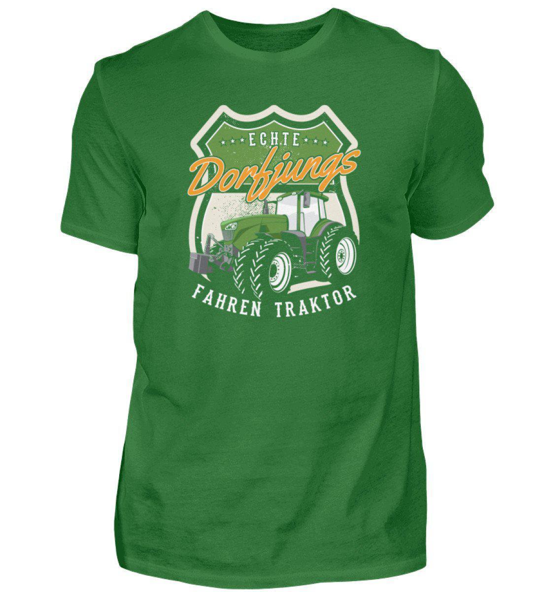 Dorfjungs fahren Traktor · Herren T-Shirt-Herren Basic T-Shirt-Kelly Green-S-Agrarstarz