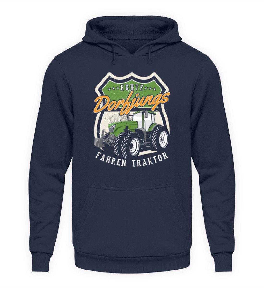 Dorfjungs fahren Traktor · Unisex Kapuzenpullover Hoodie-Unisex Hoodie-Oxford Navy-S-Agrarstarz