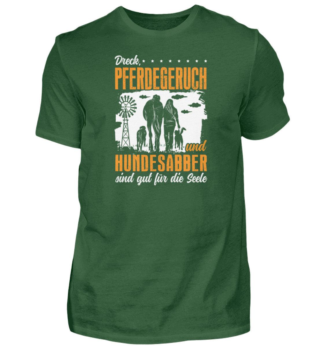 Dreck, Pferdegeruch und Hundesabber · Herren T-Shirt-Herren Basic T-Shirt-Bottle Green-S-Agrarstarz