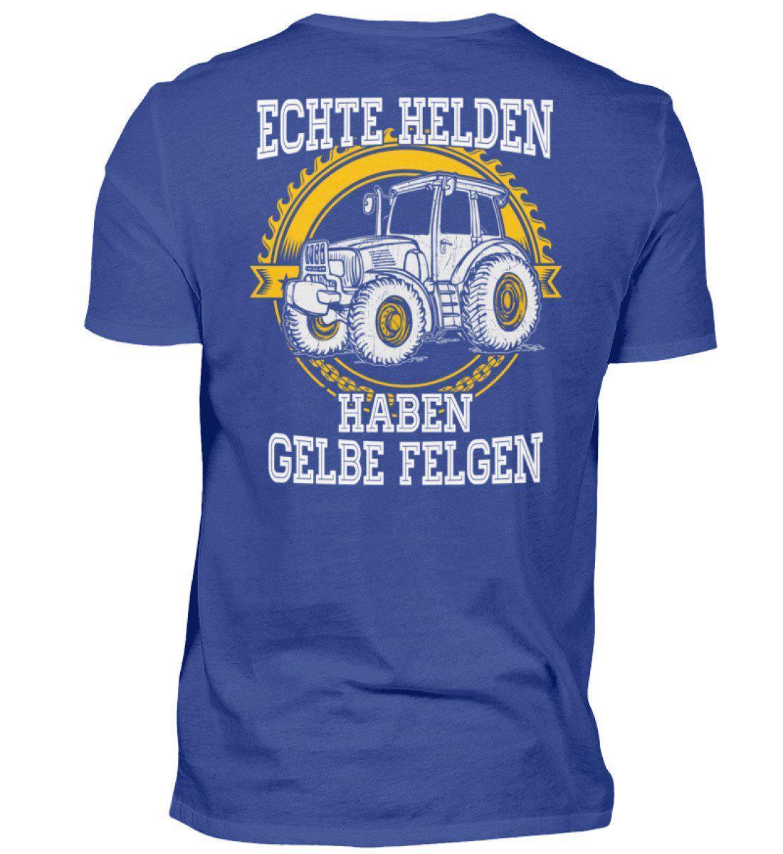 Echte Helden gelbe Felgen · Herren T-Shirt-Herren Basic T-Shirt-Royal Blue-S-Agrarstarz