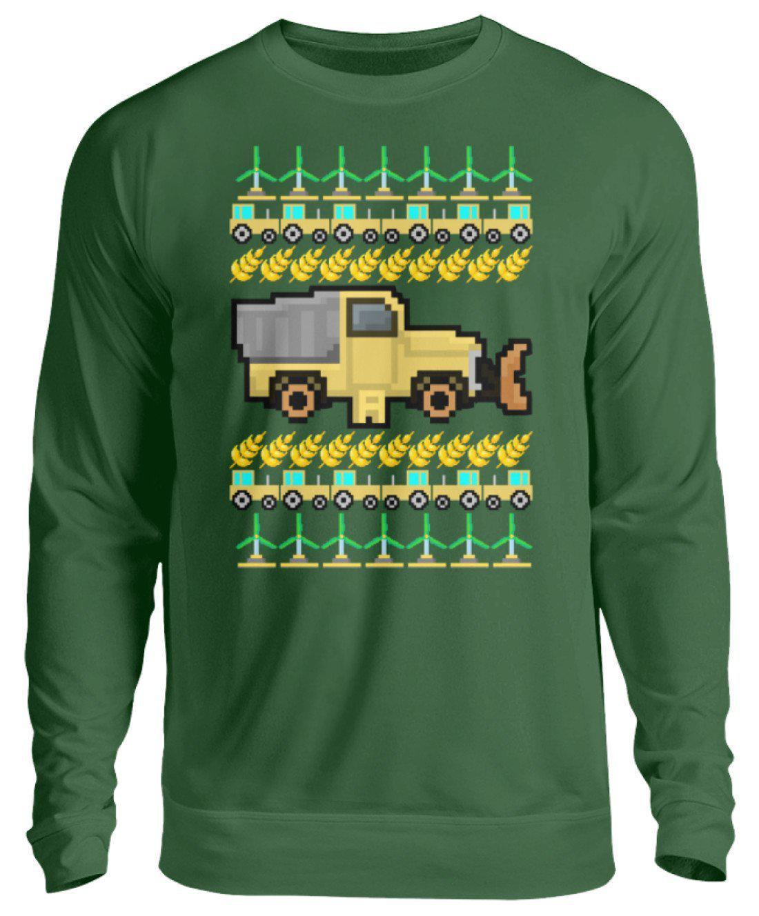 Ernte Ugly Christmas · Unisex Sweatshirt Pullover-Unisex Sweatshirt-Bottle Green-S-Agrarstarz
