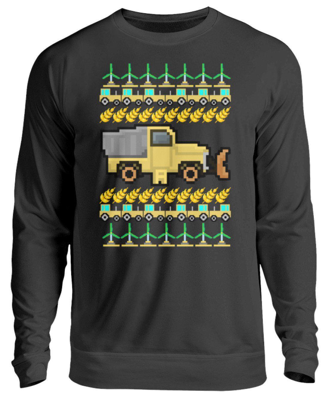 Ernte Ugly Christmas · Unisex Sweatshirt Pullover-Unisex Sweatshirt-Jet Black-S-Agrarstarz