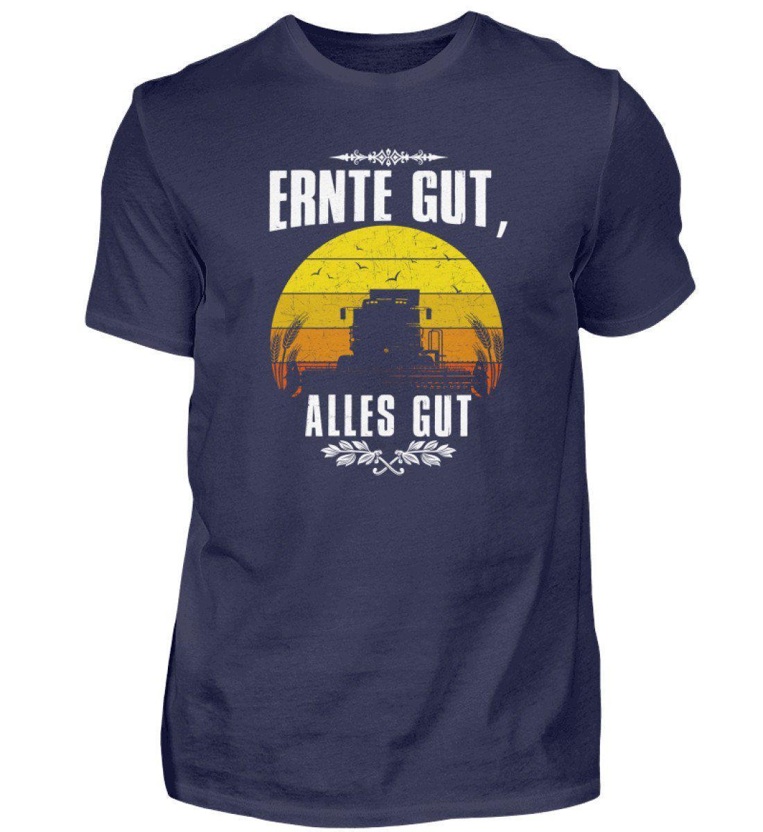 Ernte gut alles gut · Herren T-Shirt-Herren Basic T-Shirt-Navy-S-Agrarstarz