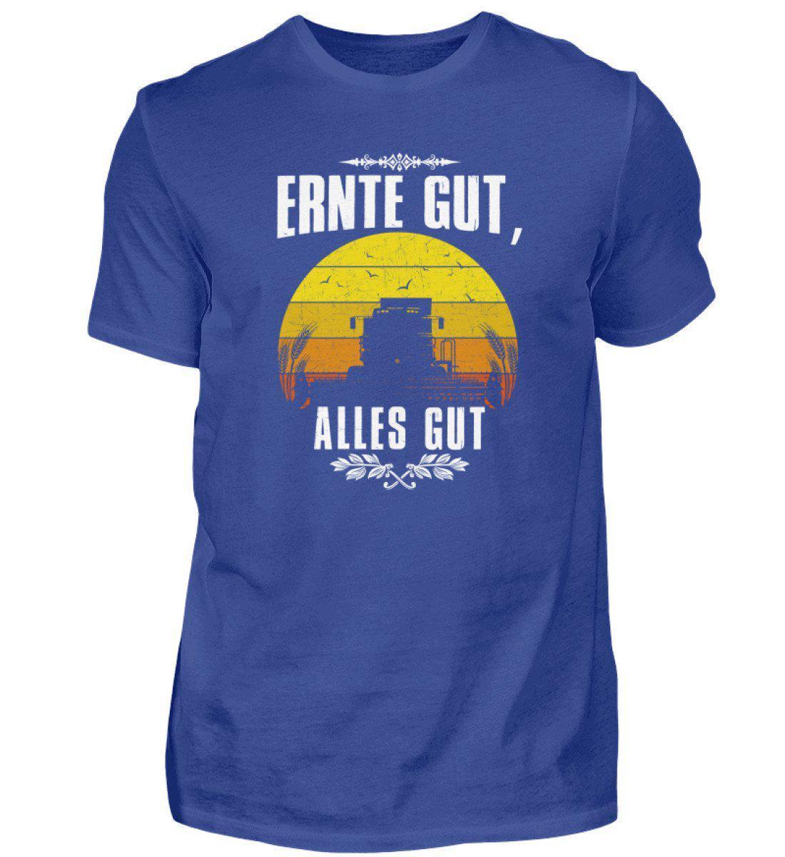 Ernte gut alles gut · Herren T-Shirt-Herren Basic T-Shirt-Royal Blue-S-Agrarstarz