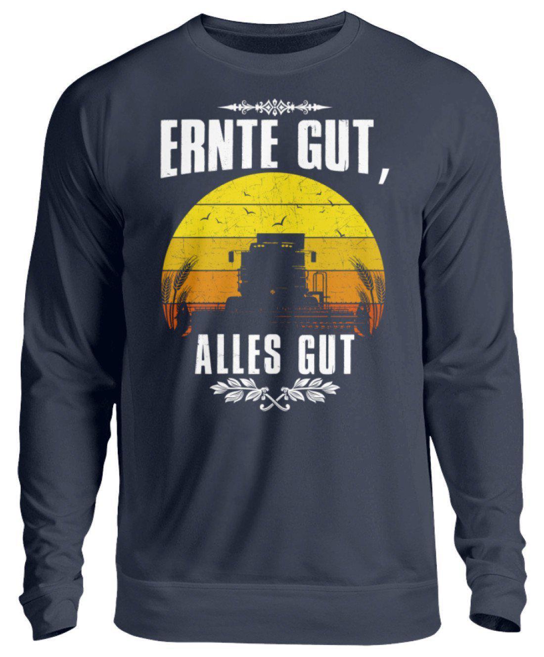 Ernte gut alles gut · Unisex Sweatshirt Pullover-Unisex Sweatshirt-Oxford Navy-S-Agrarstarz