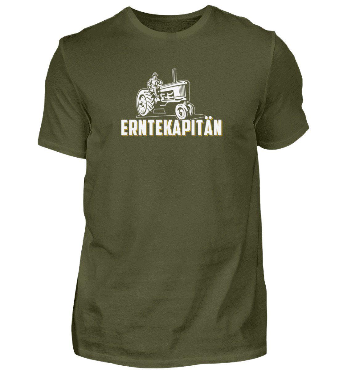 Erntekapitän · Herren T-Shirt-Herren Basic T-Shirt-Urban Khaki-S-Agrarstarz