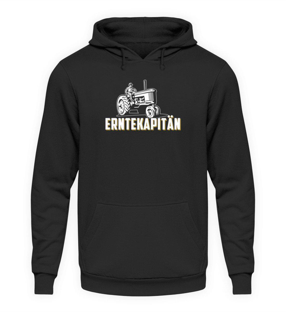 Erntekapitän · Unisex Kapuzenpullover Hoodie-Unisex Hoodie-Jet Black-S-Agrarstarz