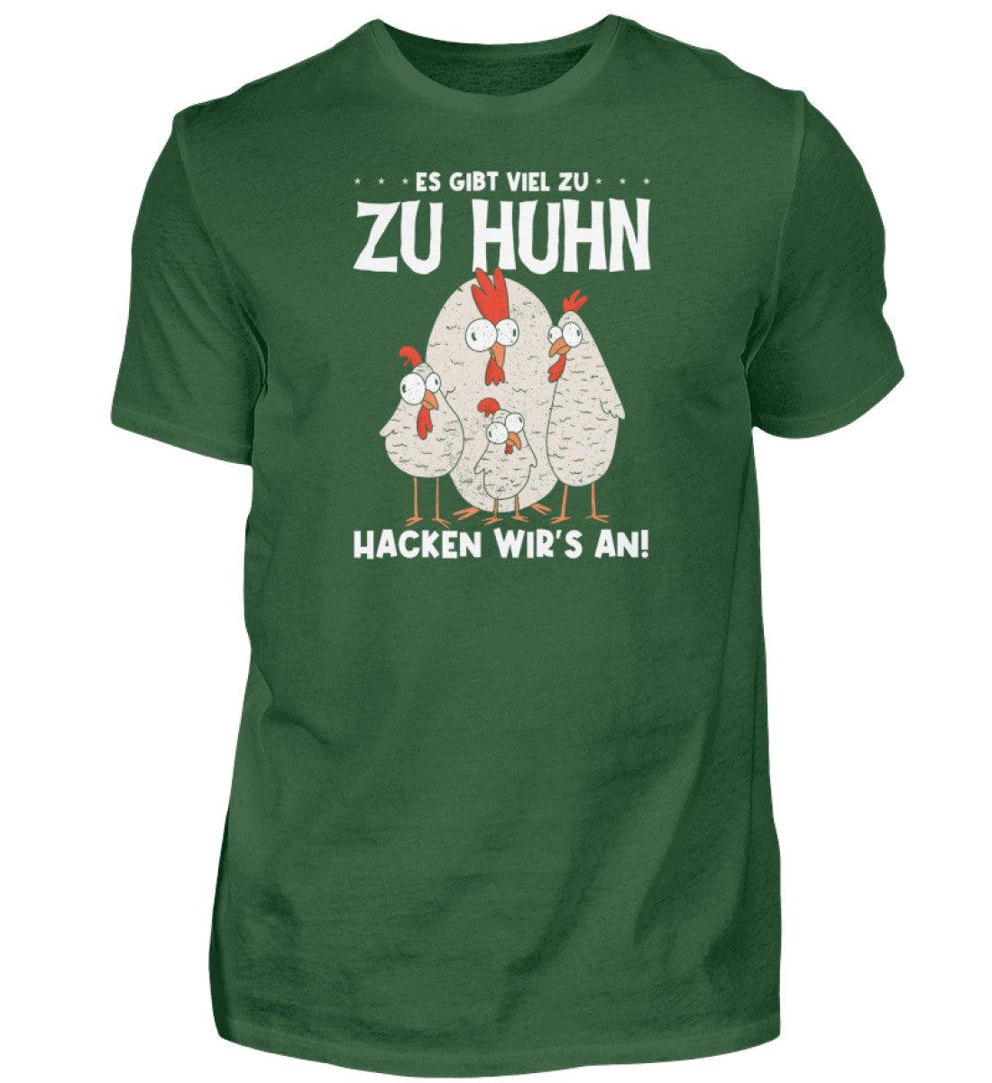 Es gibt viel zu Huhn · Herren T-Shirt-Herren Basic T-Shirt-Bottle Green-S-Agrarstarz