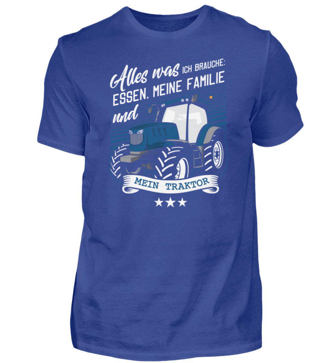 Essen Familie Traktor · Herren T-Shirt-Herren Basic T-Shirt-Royal Blue-S-Agrarstarz