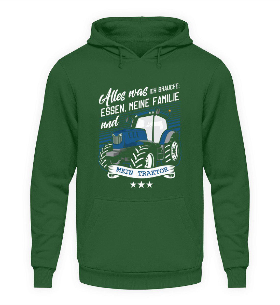 Essen Familie Traktor · Unisex Kapuzenpullover Hoodie-Unisex Hoodie-Bottle Green-S-Agrarstarz