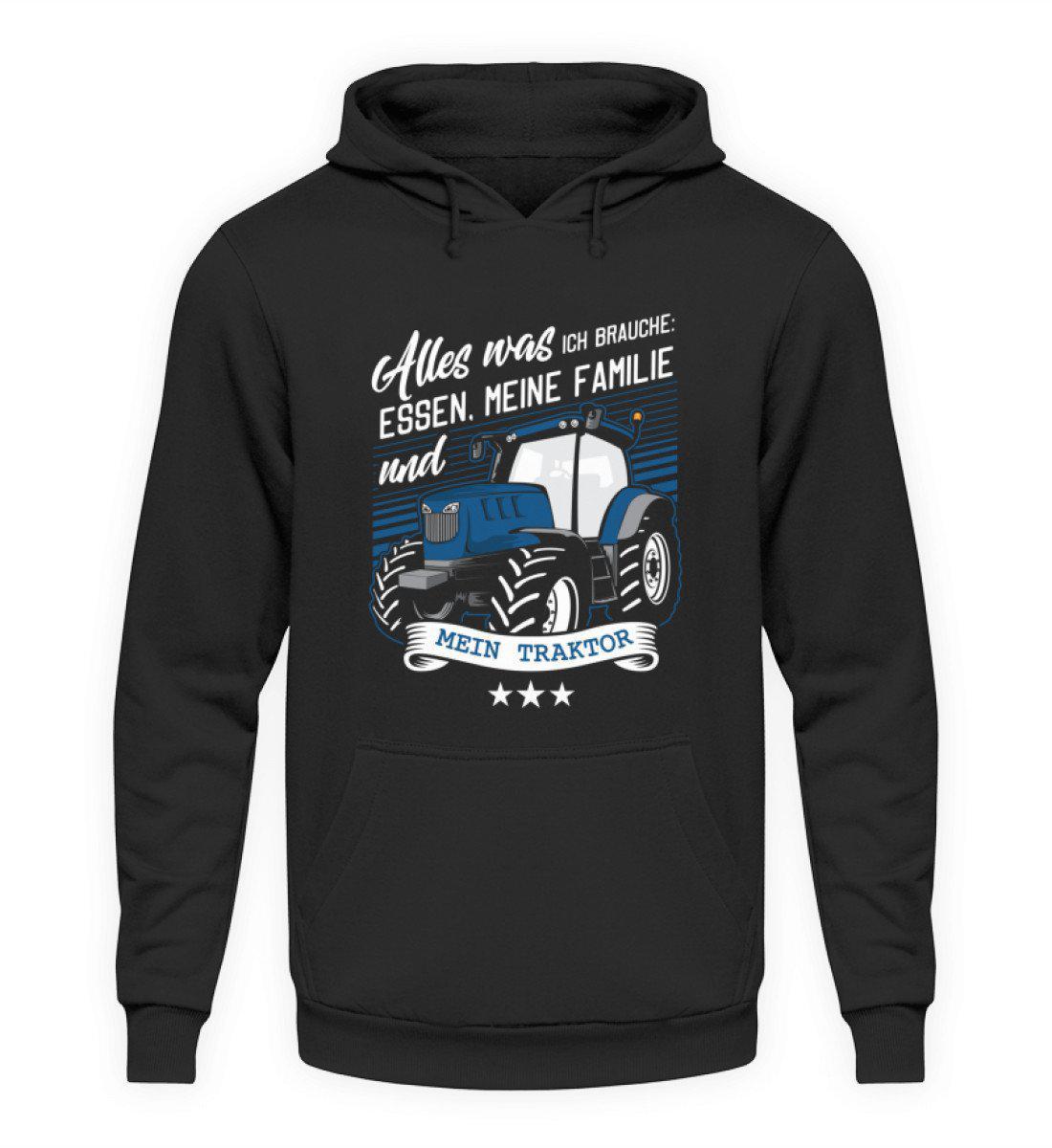 Essen Familie Traktor · Unisex Kapuzenpullover Hoodie-Unisex Hoodie-Jet Black-S-Agrarstarz