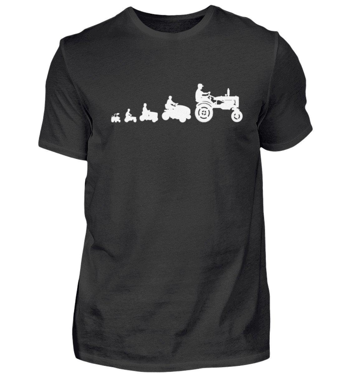 Evolution Leben · Herren T-Shirt-Herren Basic T-Shirt-Black-S-Agrarstarz