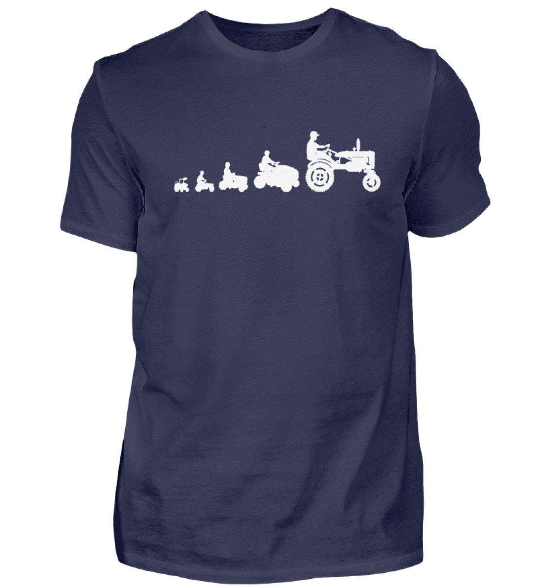 Evolution Leben · Herren T-Shirt-Herren Basic T-Shirt-Navy-S-Agrarstarz