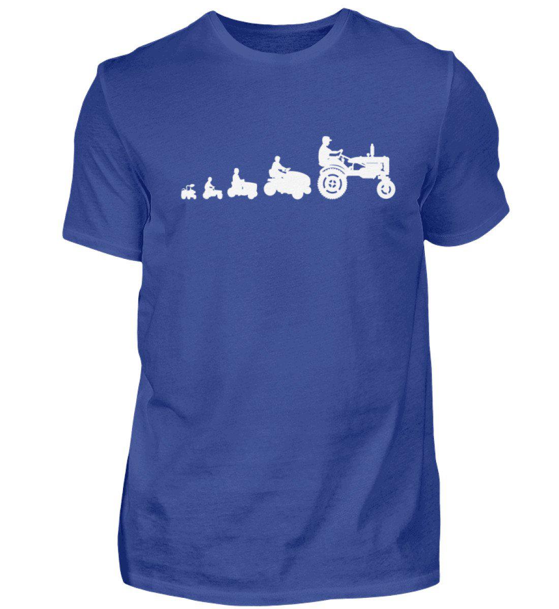 Evolution Leben · Herren T-Shirt-Herren Basic T-Shirt-Royal Blue-S-Agrarstarz