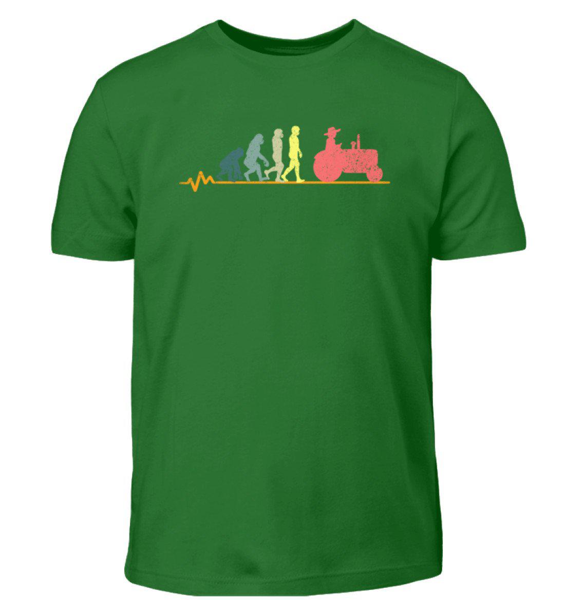 Evolution Retro · Kinder T-Shirt-Kinder T-Shirt-Kelly Green-3/4 (98/104)-Agrarstarz
