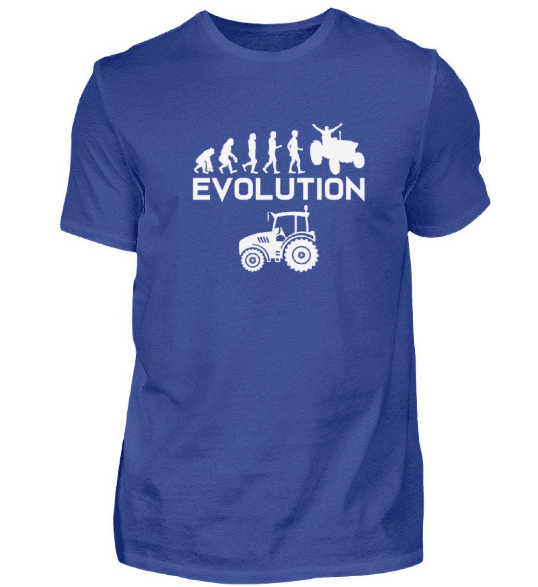 Evolution Traktor · Herren T-Shirt-Herren Basic T-Shirt-Royal Blue-S-Agrarstarz