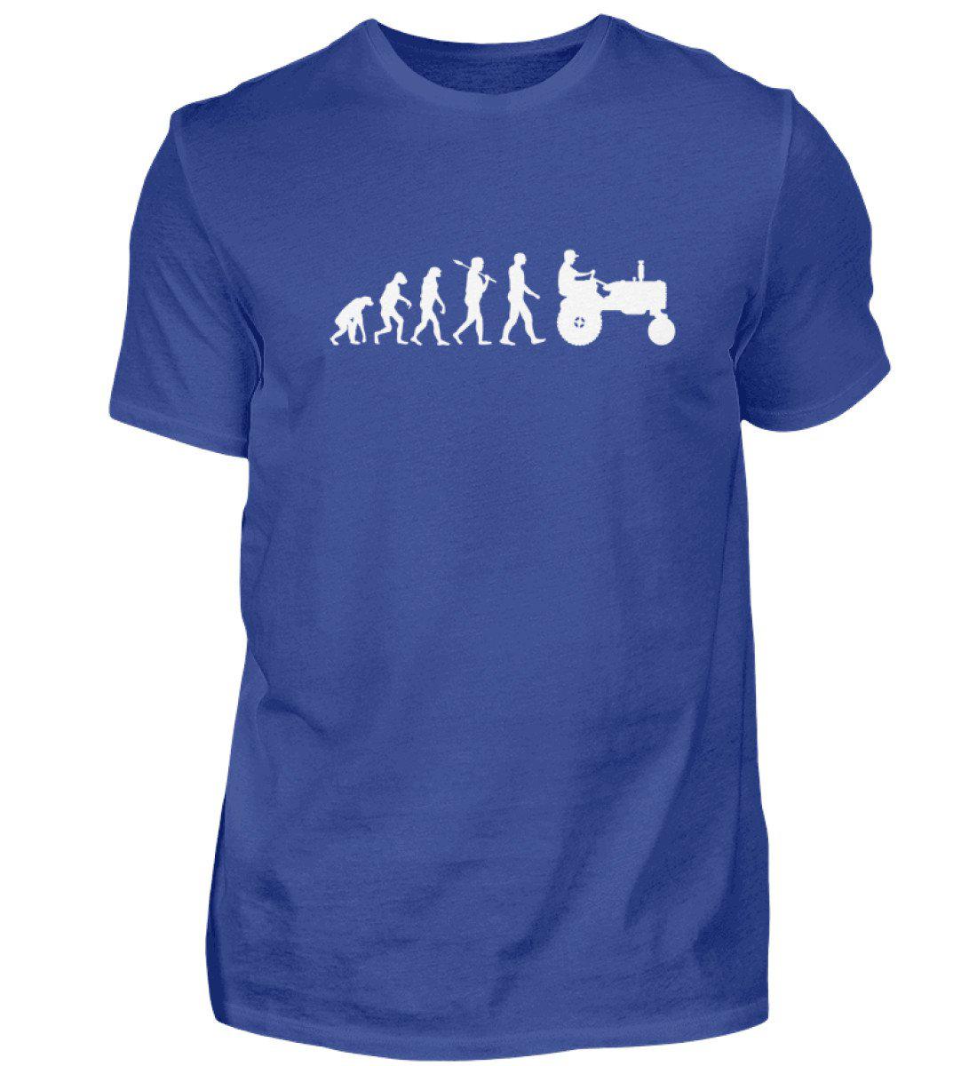 Evolution simple · Herren T-Shirt-Herren Basic T-Shirt-Royal Blue-S-Agrarstarz