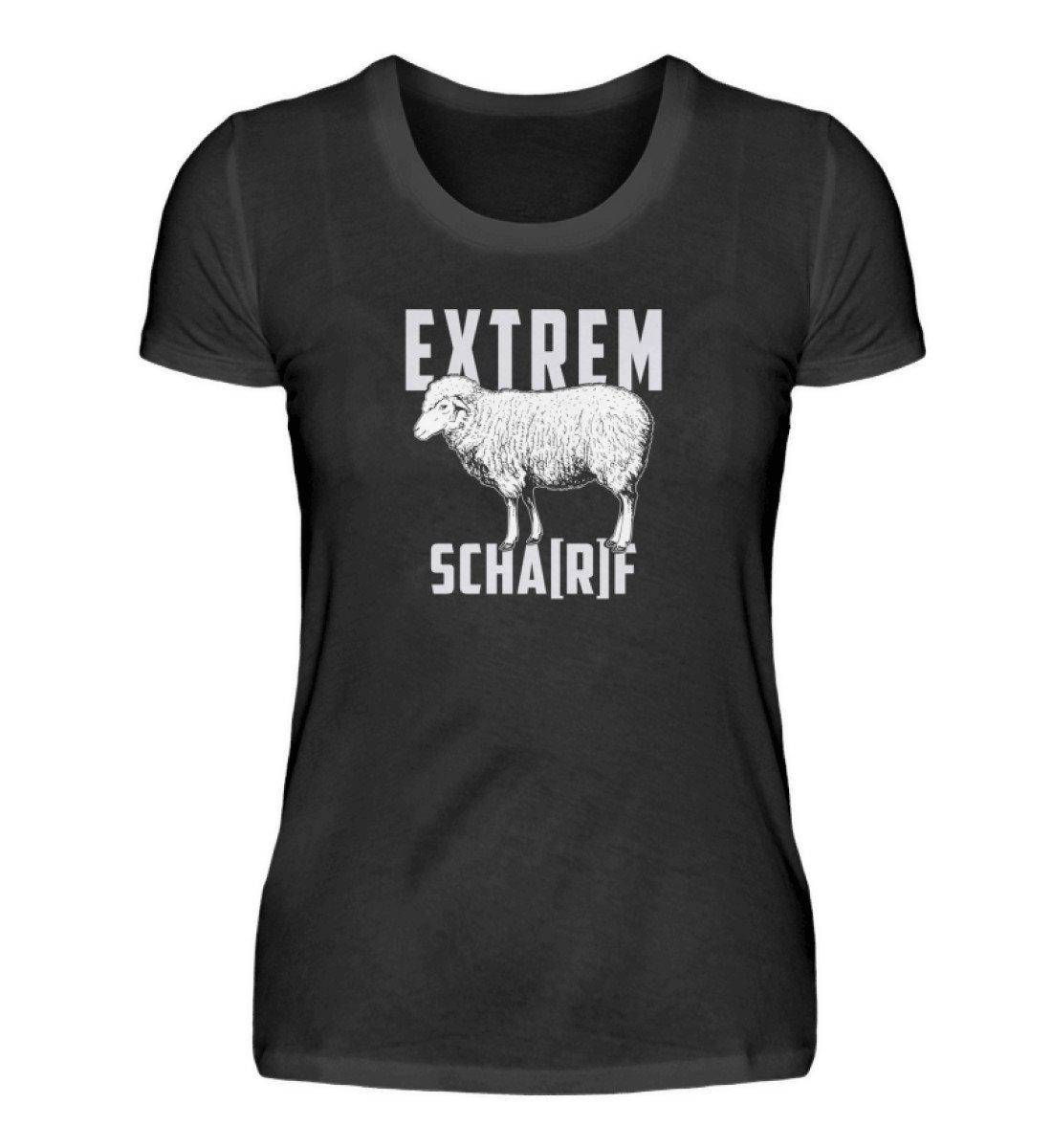 Extrem Schaf · Damen T-Shirt-Damen Basic T-Shirt-Black-S-Agrarstarz