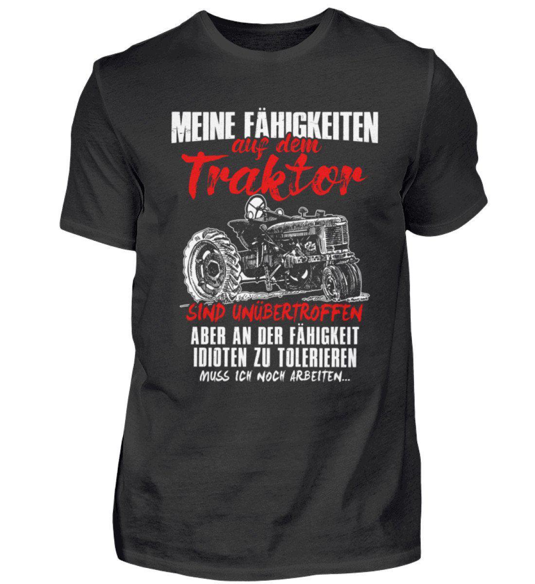 Fähigkeiten auf Traktor · Herren T-Shirt-Herren Basic T-Shirt-Black-S-Agrarstarz