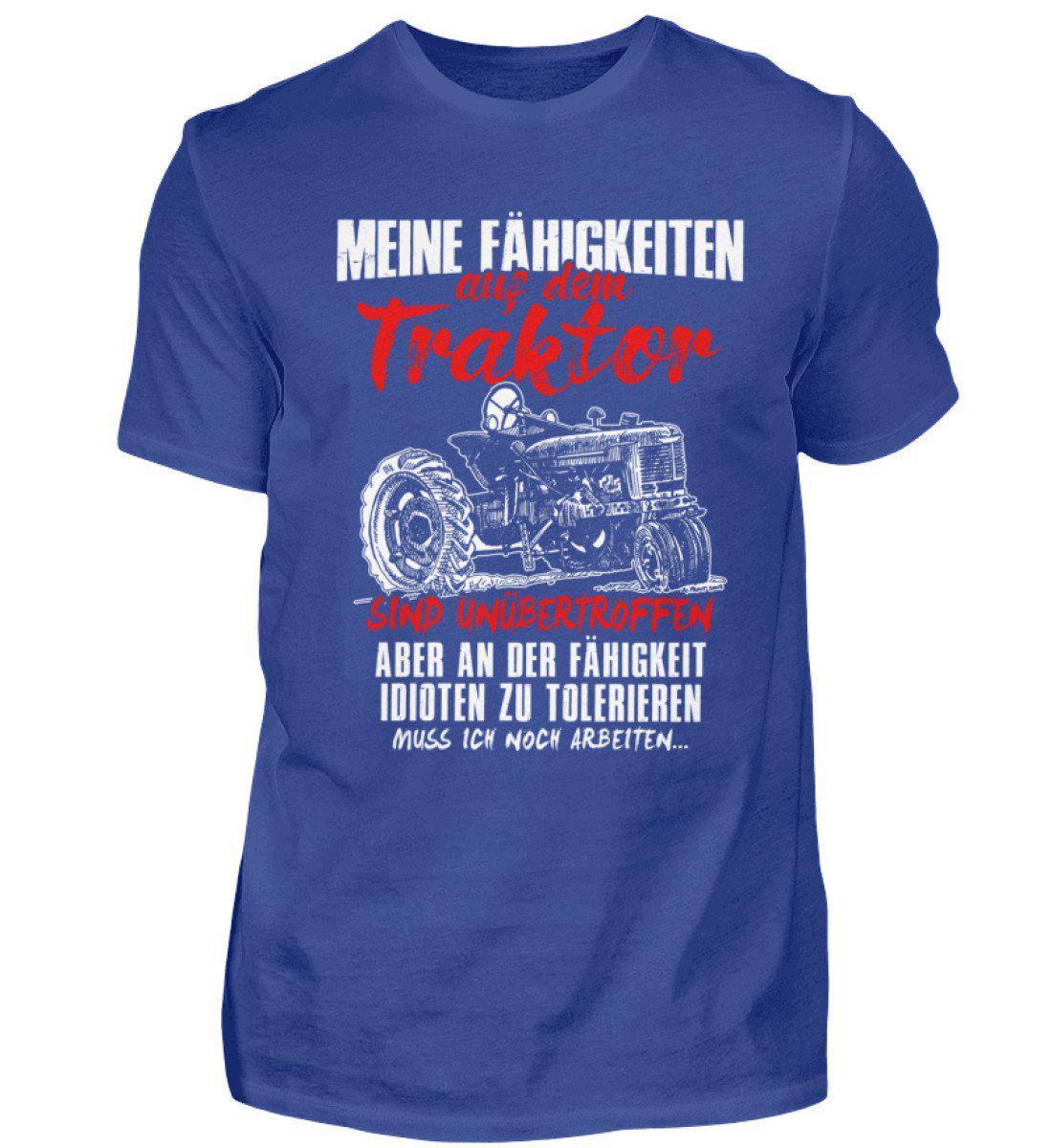 Fähigkeiten auf Traktor · Herren T-Shirt-Herren Basic T-Shirt-Royal Blue-S-Agrarstarz