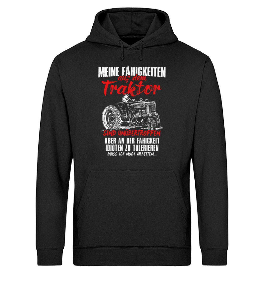 Fähigkeiten auf Traktor · Unisex Organic Hoodie-Drummer Hoodie ST/ST-Black-XS-Agrarstarz