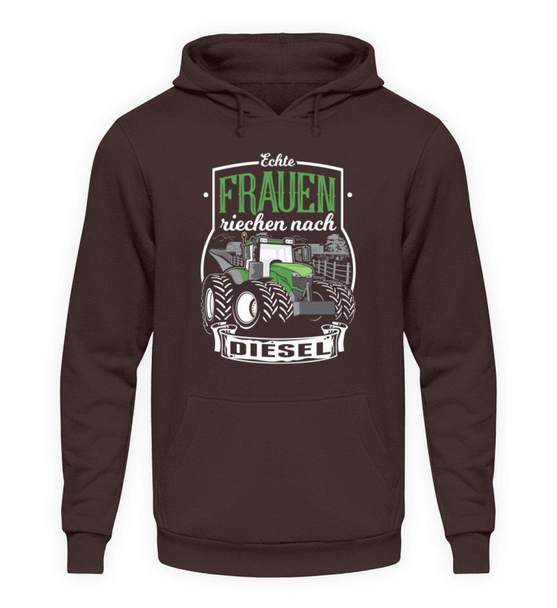 Frauen Traktor Diesel · Unisex Kapuzenpullover Hoodie-Unisex Hoodie-Hot Chocolate-L-Agrarstarz