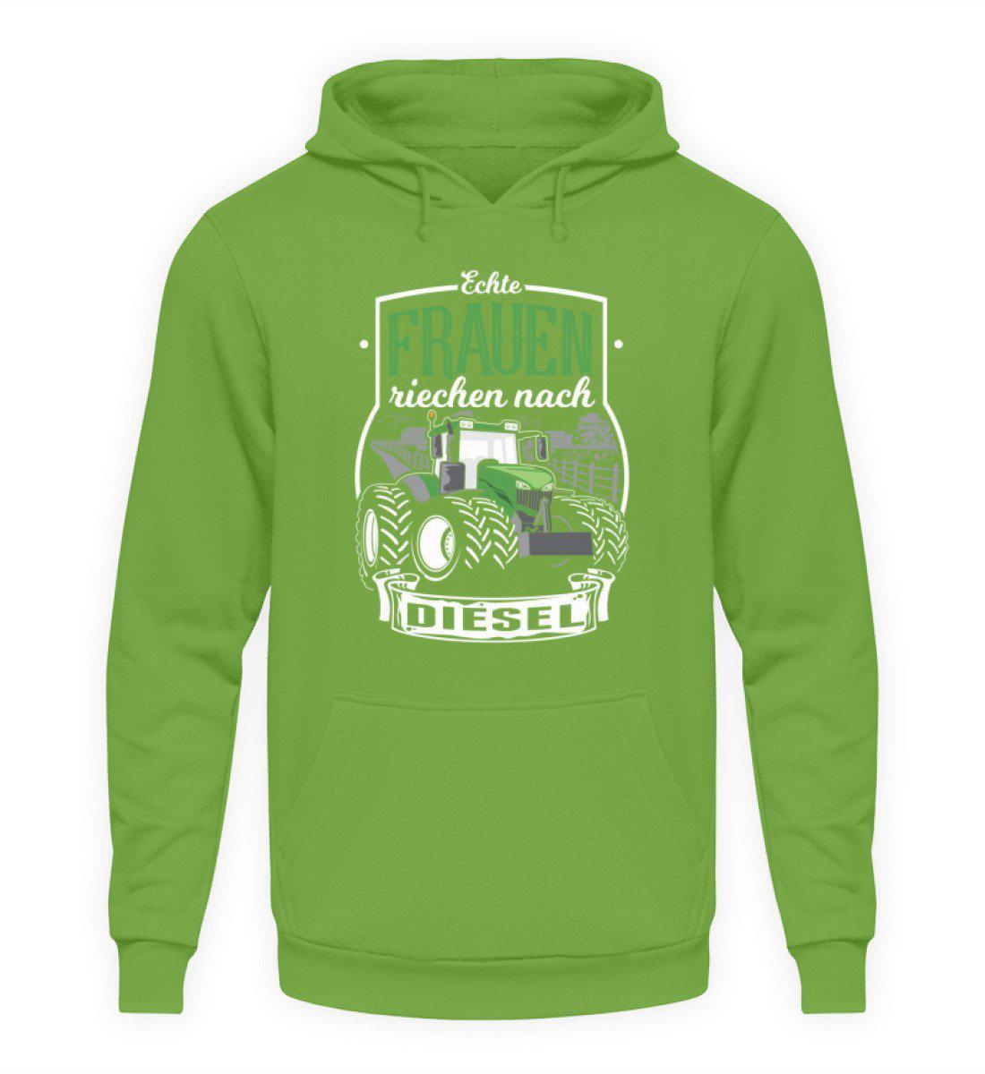 Frauen Traktor Diesel · Unisex Kapuzenpullover Hoodie-Unisex Hoodie-LimeGreen-L-Agrarstarz