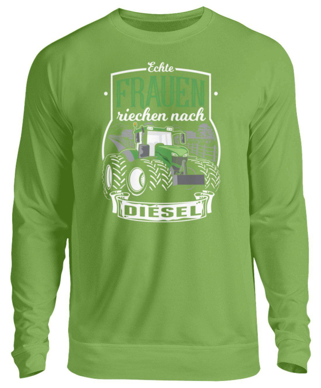 Frauen Traktor Diesel · Unisex Sweatshirt Pullover-Unisex Sweatshirt-LimeGreen-S-Agrarstarz