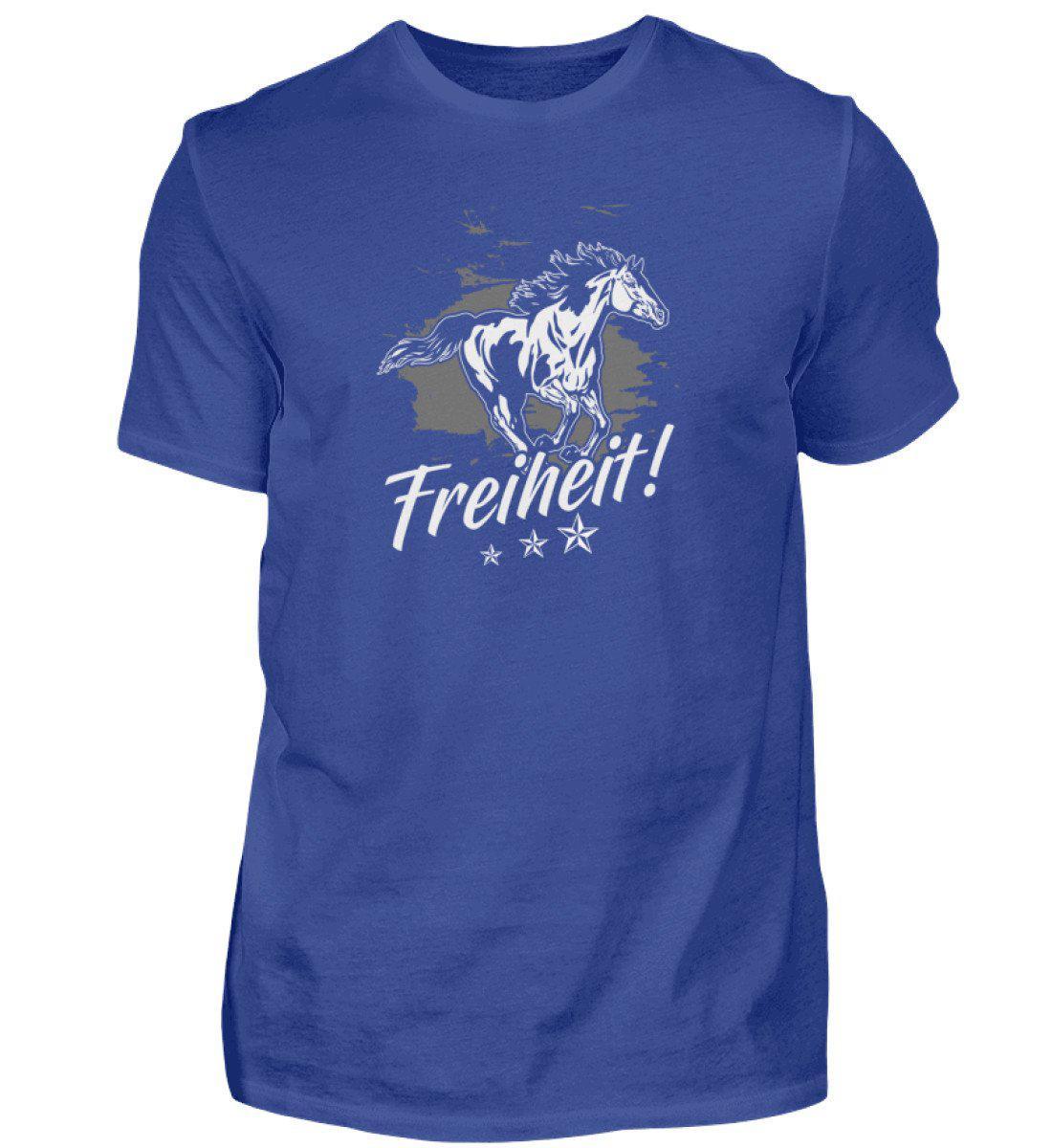 Freiheit Pferd · Herren T-Shirt-Herren Basic T-Shirt-Royal Blue-S-Agrarstarz