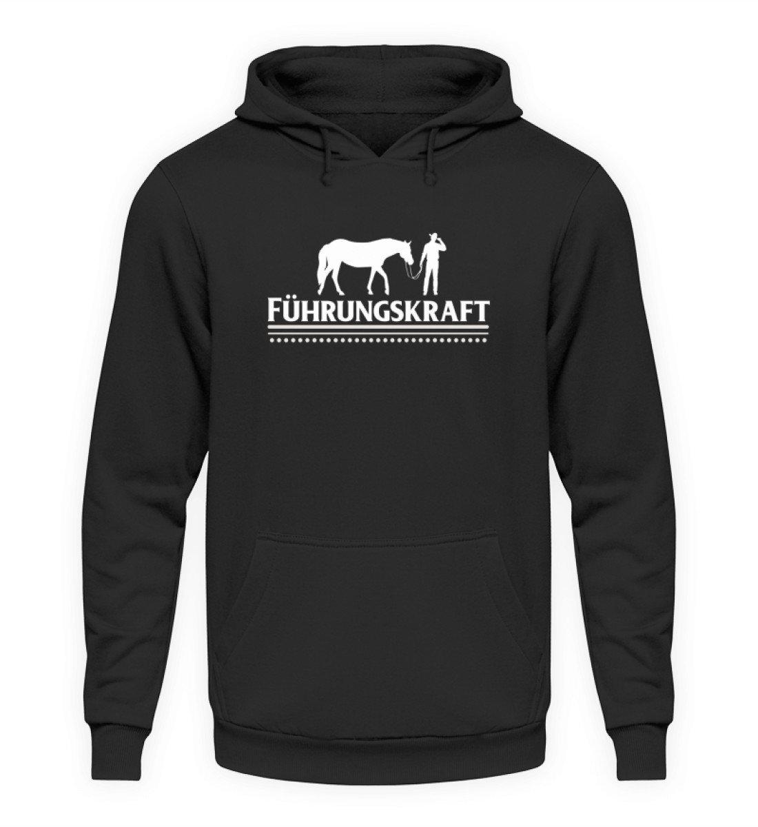 Führungskraft Pferd Mann · Unisex Kapuzenpullover Hoodie-Unisex Hoodie-Jet Black-S-Agrarstarz