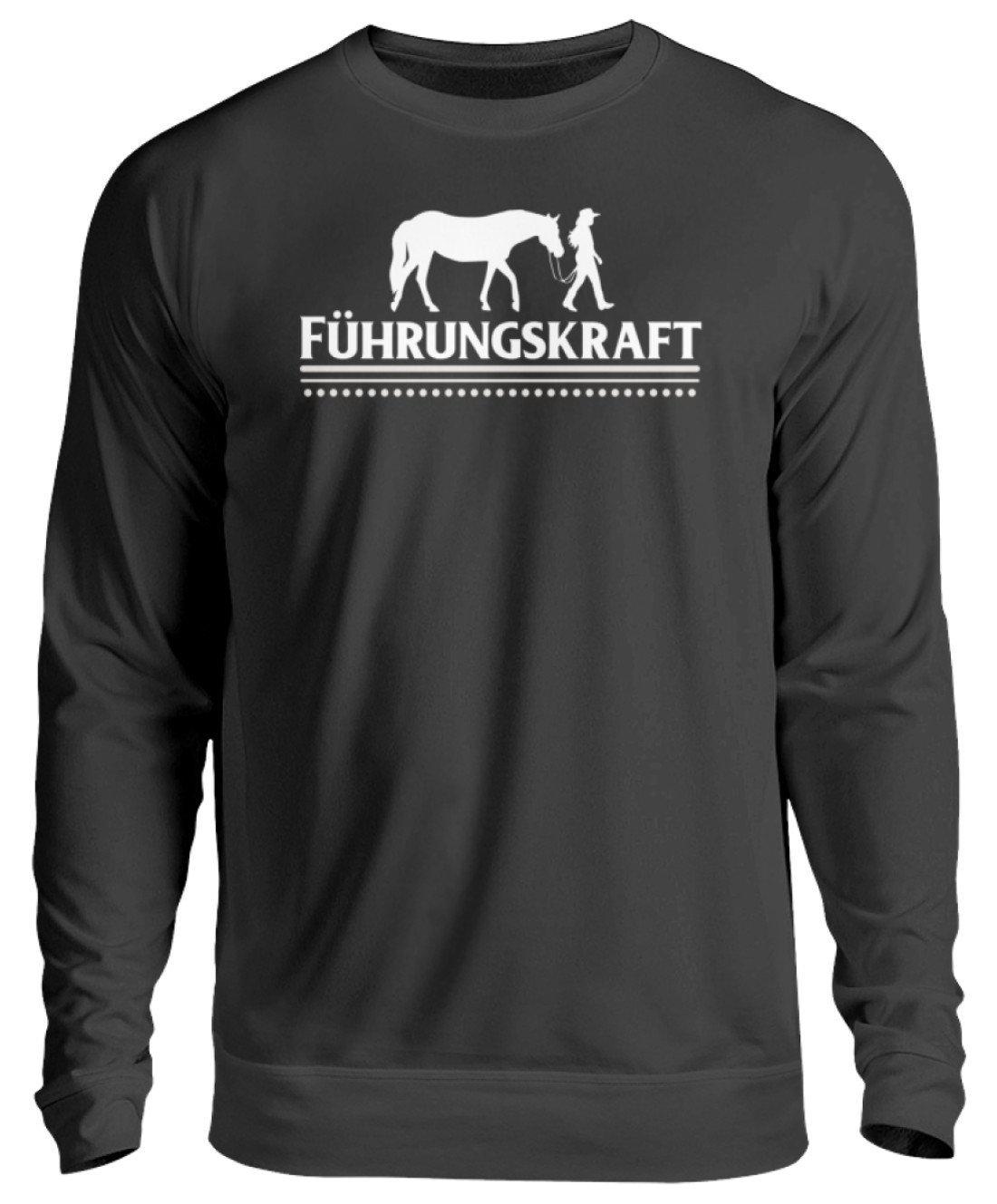 Führungskraft Pferd · Unisex Sweatshirt Pullover-Unisex Sweatshirt-Jet Black-S-Agrarstarz