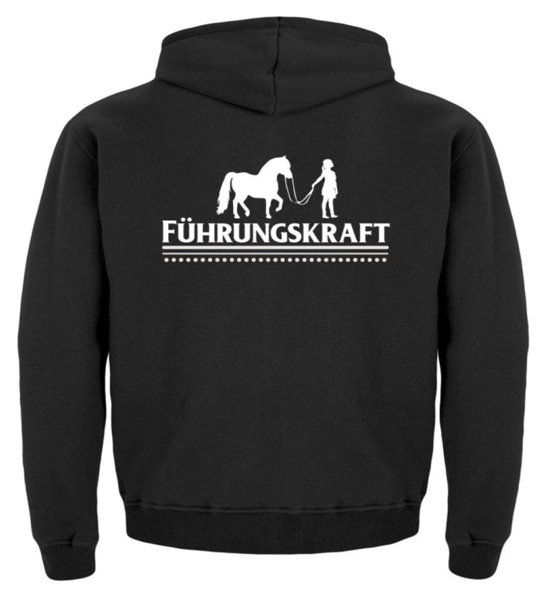 Führungskraft Pony · Kinder Kapuzenpullover Hoodie-Kinder Hoodie-Jet Black-12/14 (152/164)-Agrarstarz