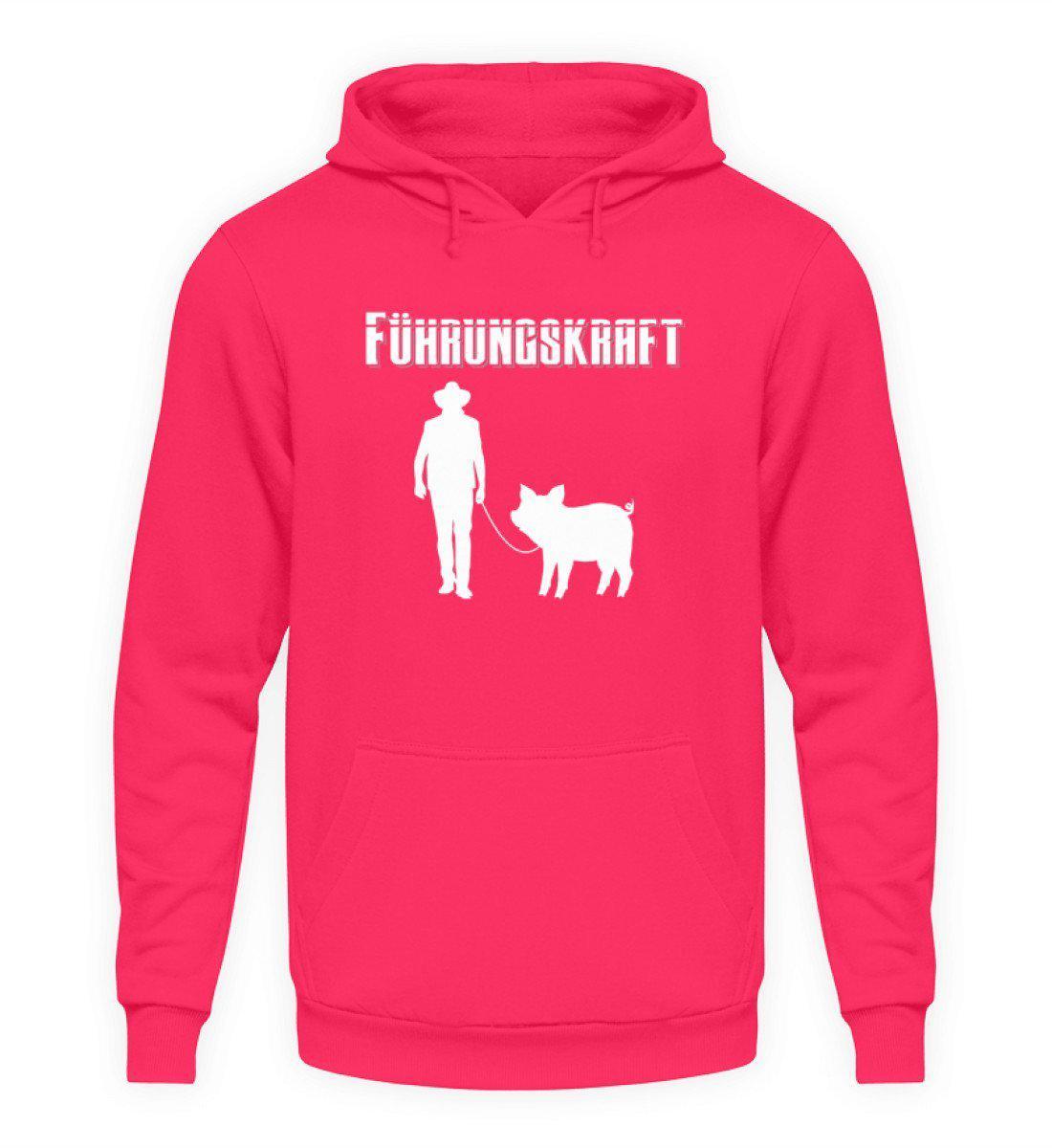 Führungskraft Schwein · Unisex Kapuzenpullover Hoodie-Unisex Hoodie-Hot Pink-L-Agrarstarz