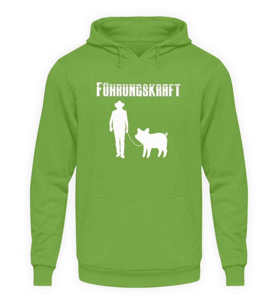 Führungskraft Schwein · Unisex Kapuzenpullover Hoodie-Unisex Hoodie-LimeGreen-L-Agrarstarz