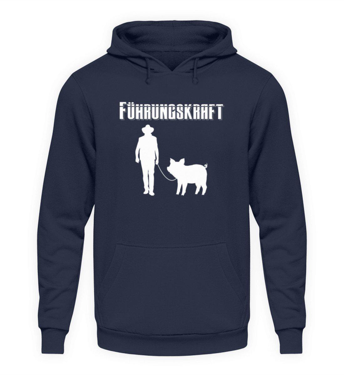 Führungskraft Schwein · Unisex Kapuzenpullover Hoodie-Unisex Hoodie-Oxford Navy-L-Agrarstarz