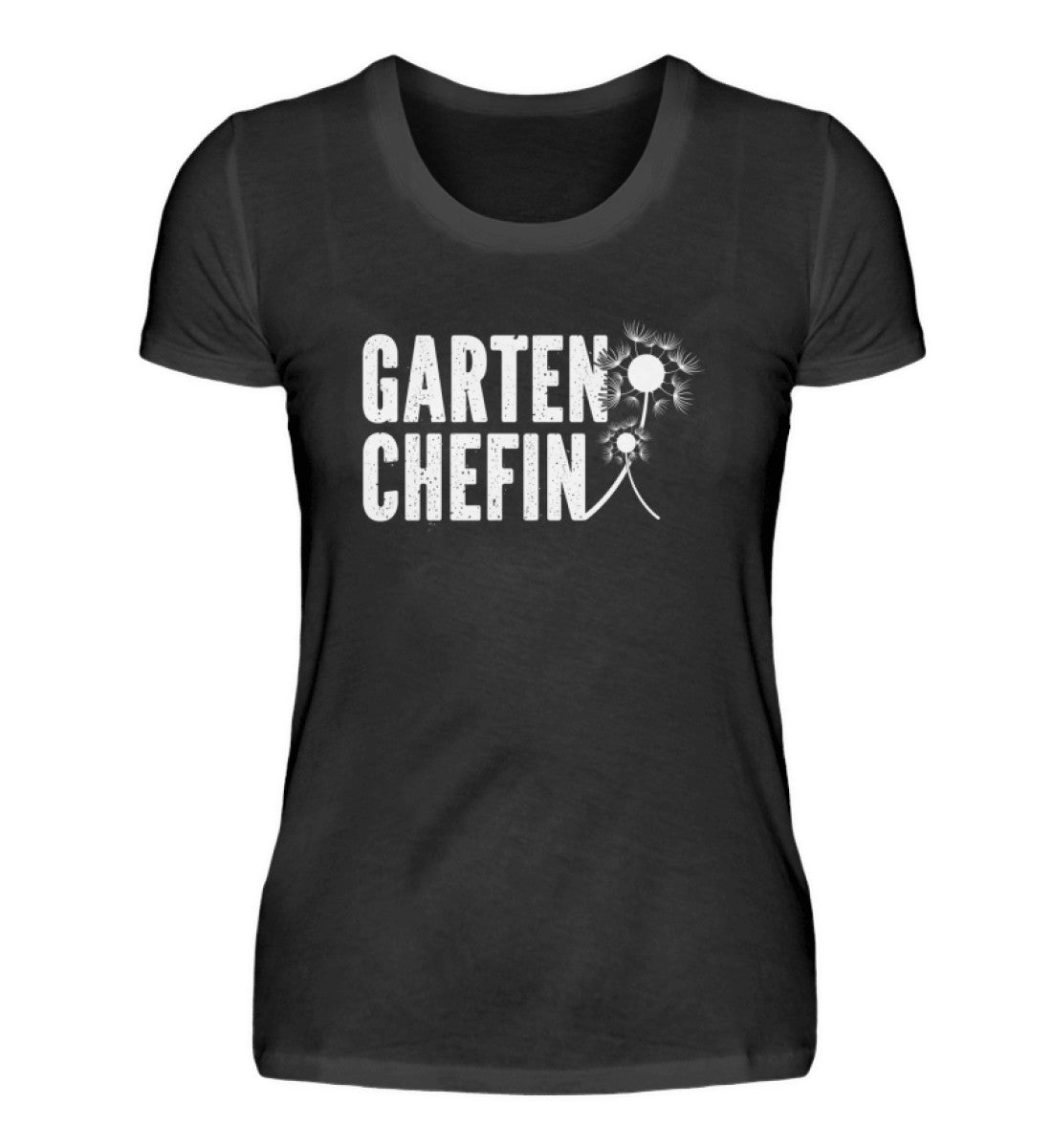 Garten Chefin · Damen T-Shirt-Damen Basic T-Shirt-Black-S-Agrarstarz
